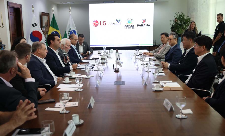 Paraná firma acordo com a LG para receber nova fábrica no Brasil