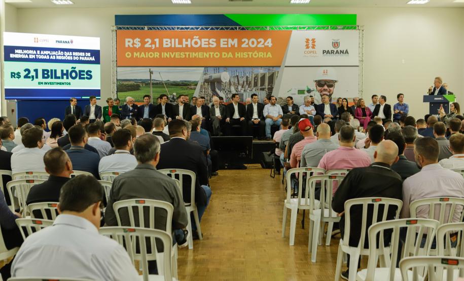 Copel apresenta investimento recorde de R$ 2,1 bilhões em distribuição de energia em 2024