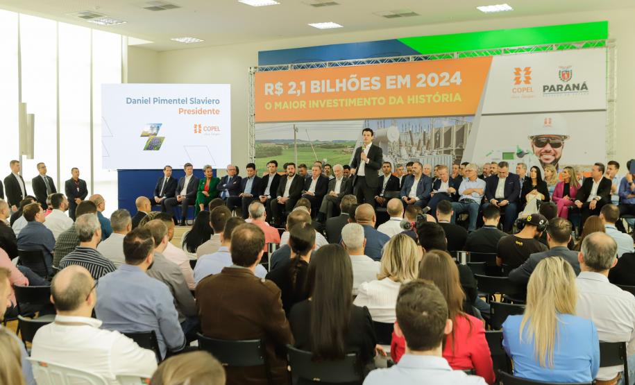 Copel apresenta investimento recorde de R$ 2,1 bilhões em distribuição de energia em 2024