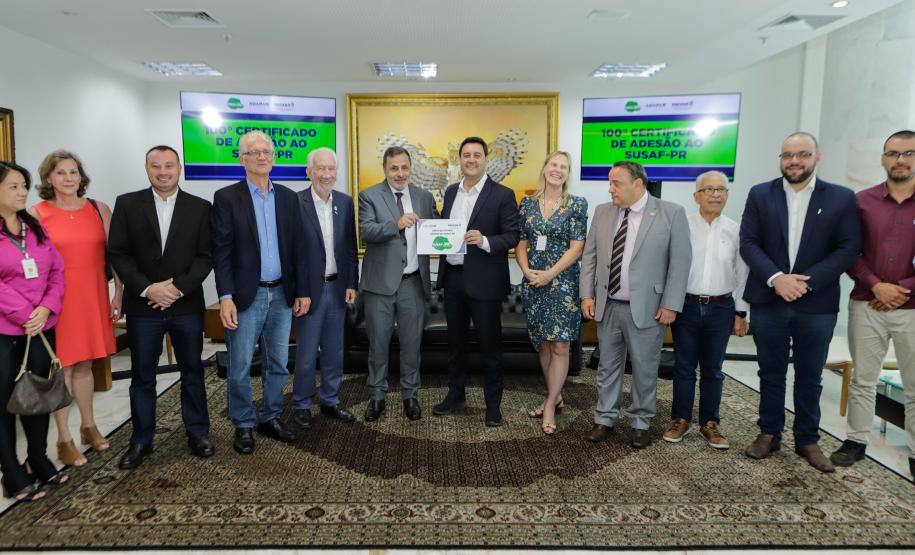 Com União da Vitória, Paraná chega a 100 municípios com selo de sanidade agroindustrial