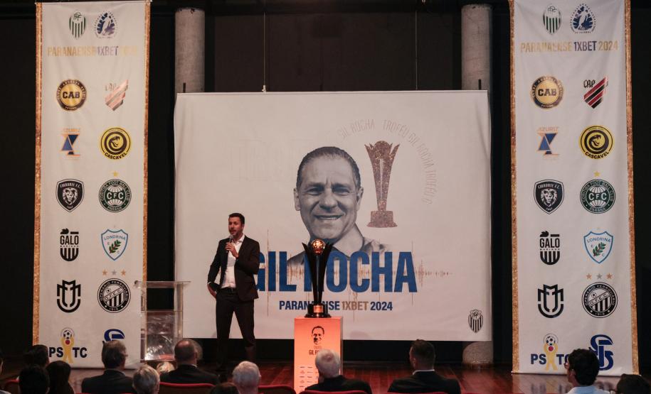 Troféu Gil Rocha será entregue ao campeão paranaense em transmissão da Paraná Turismo