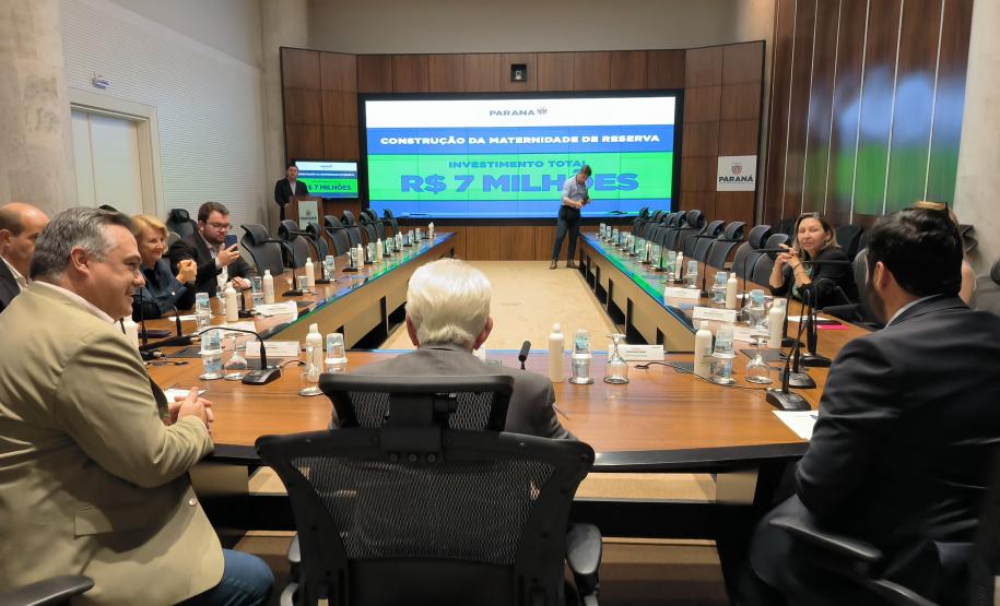 Governo do Estado destina R$ 7 milhões para construção da maternidade de Reserva