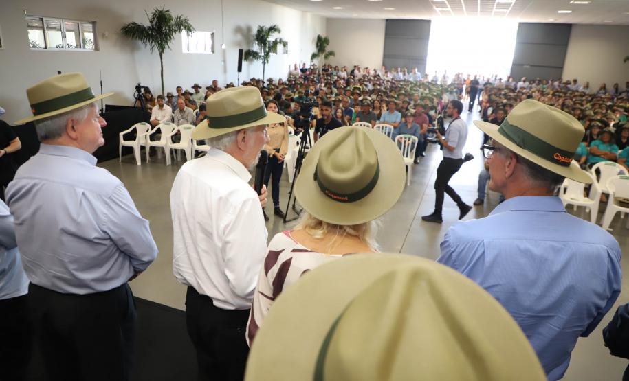 Piana destaca importância da tecnologia no agronegócio na abertura da Copacol Agro