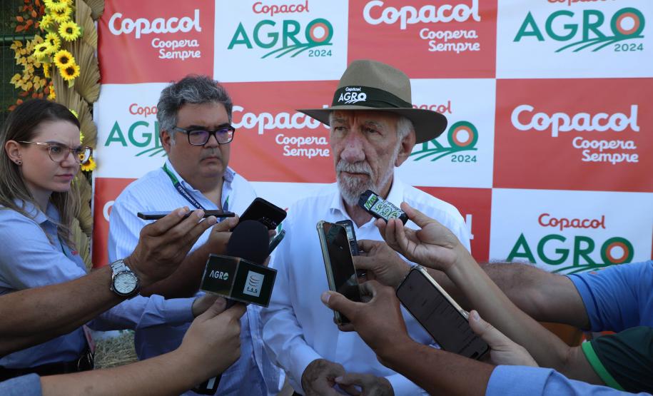Piana destaca importância da tecnologia no agronegócio na abertura da Copacol Agro
