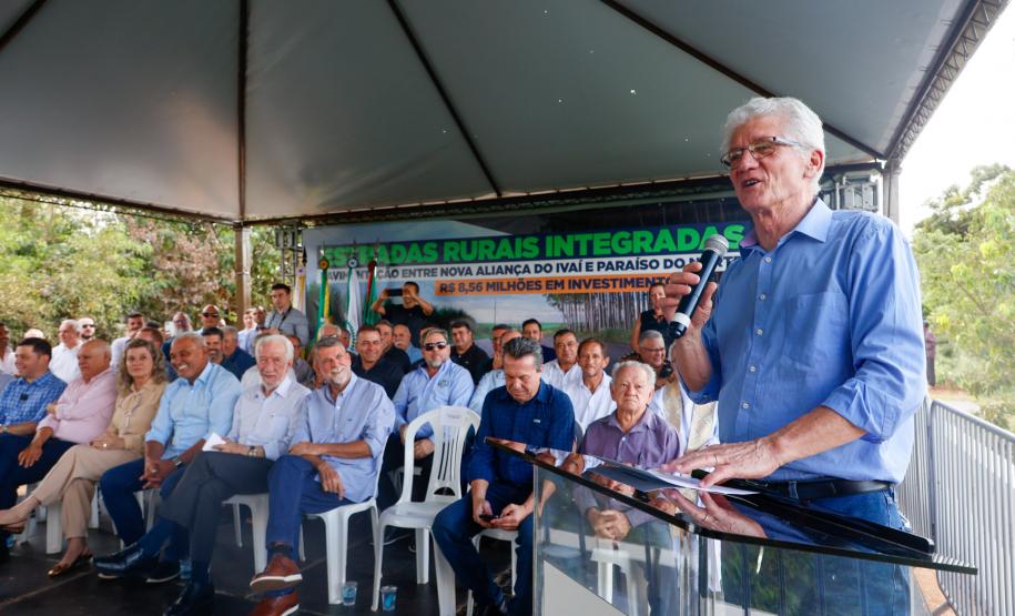 Estado inaugura pavimentação de estrada que liga Paraíso do Norte a Nova Aliança do Ivaí