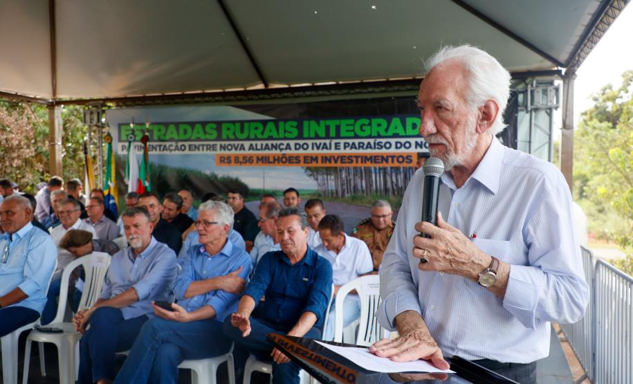 Estado inaugura pavimentação de estrada que liga Paraíso do Norte a Nova Aliança do Ivaí