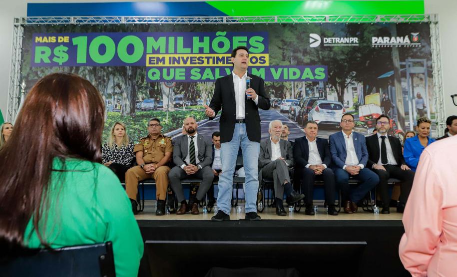 Detran-PR destina R$ 103,8 milhões para fortalecer ações de segurança no trânsito no Paraná