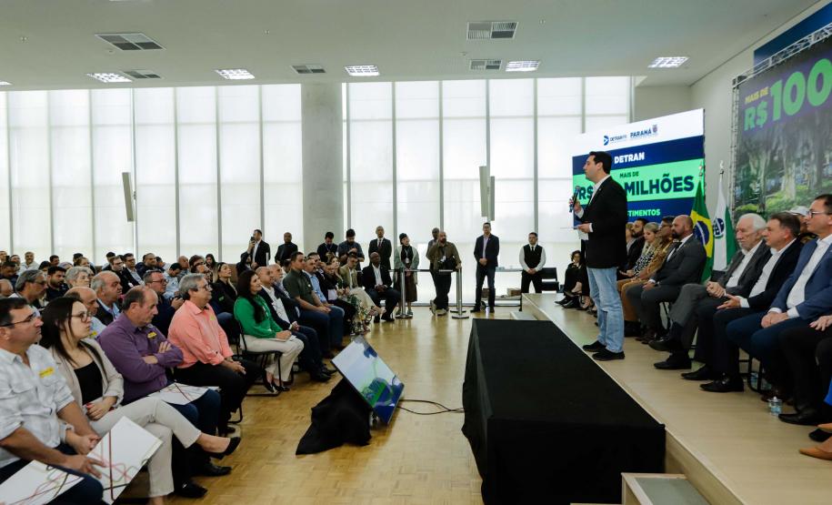 Detran-PR destina R$ 103,8 milhões para fortalecer ações de segurança no trânsito no Paraná