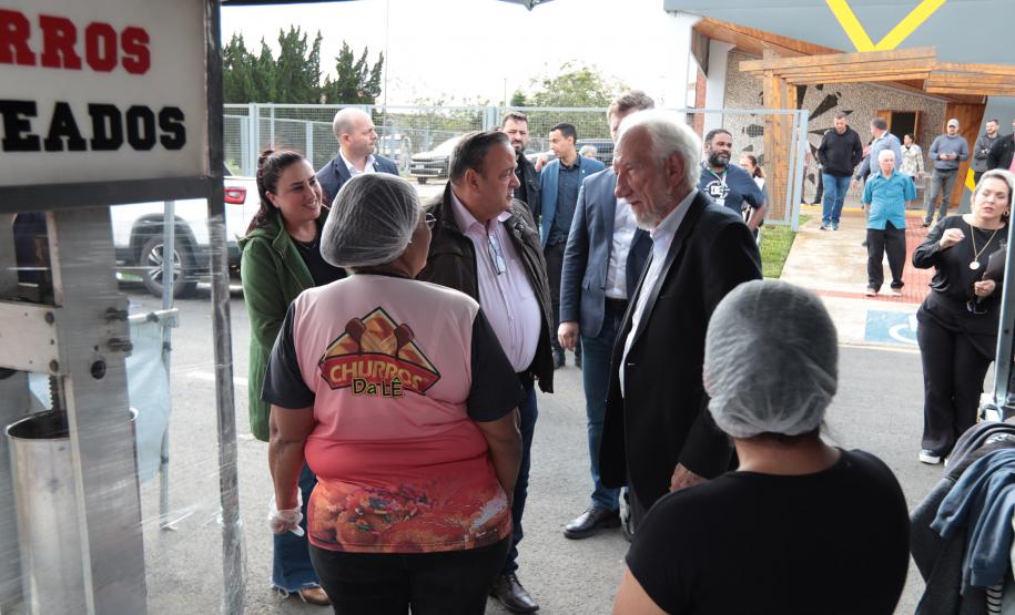 Darci Piana participa da feira de serviços Paraná em Ação, em São Mateus do Sul