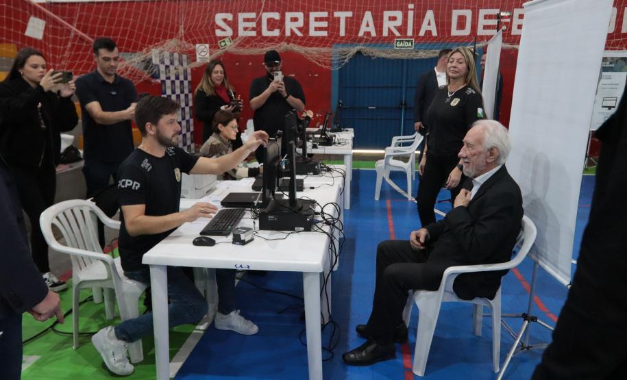 Darci Piana participa da feira de serviços Paraná em Ação, em São Mateus do Sul