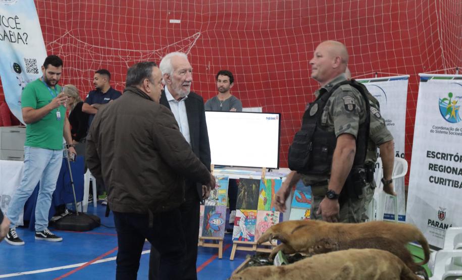 Darci Piana participa da feira de serviços Paraná em Ação, em São Mateus do Sul