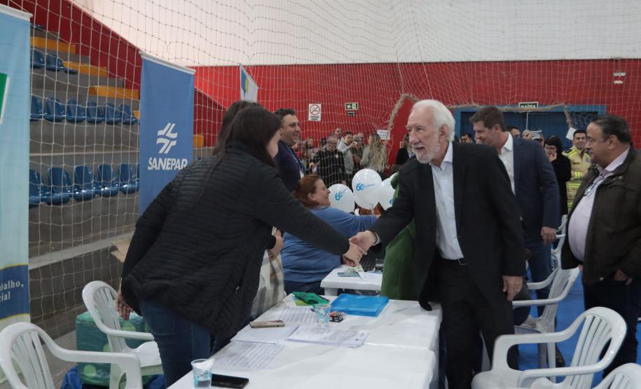 Darci Piana participa da feira de serviços Paraná em Ação, em São Mateus do Sul