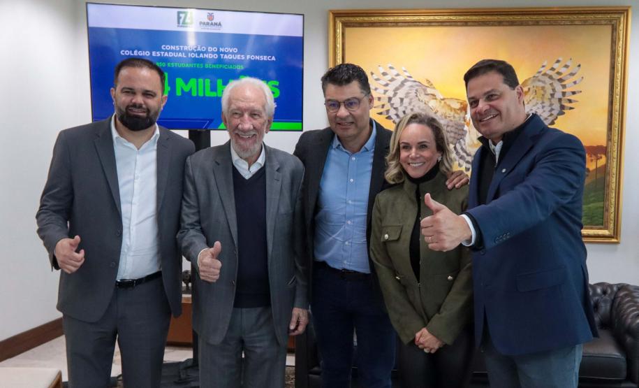 Piana autoriza a construção de novo colégio estadual para 850 alunos em Ponta Grossa