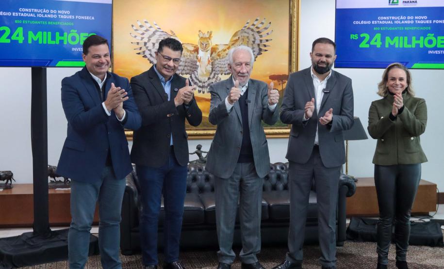Piana autoriza a construção de novo colégio estadual para 850 alunos em Ponta Grossa