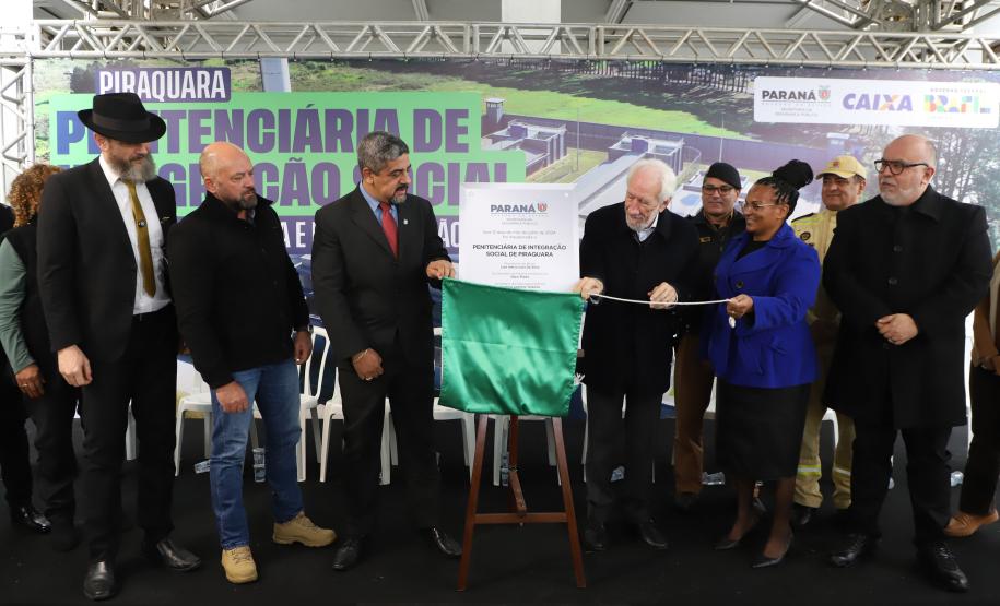 Piana inaugura unidade prisional com 392 vagas no complexo penitenciário de Piraquara