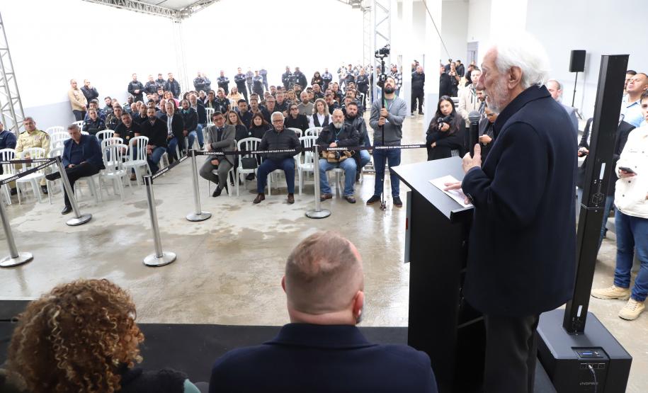 Piana inaugura unidade prisional com 392 vagas no complexo penitenciário de Piraquara