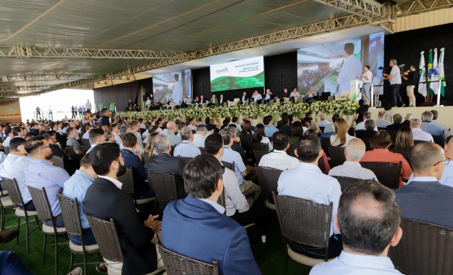 Coamo inaugura fábrica de ração e inicia investimento de R$ 1,7 bilhão para produzir etanol