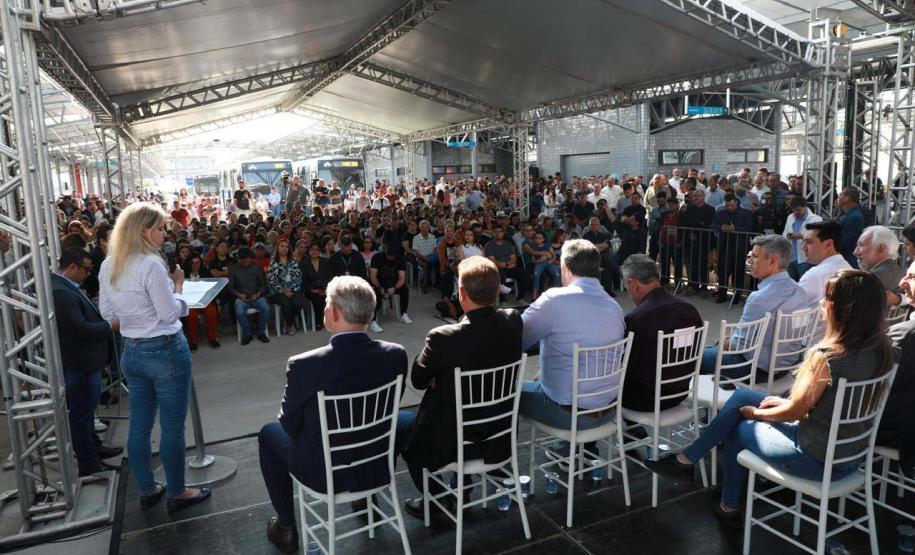 Ratinho Junior inaugura novo terminal metropolitano de São José dos Pinhais