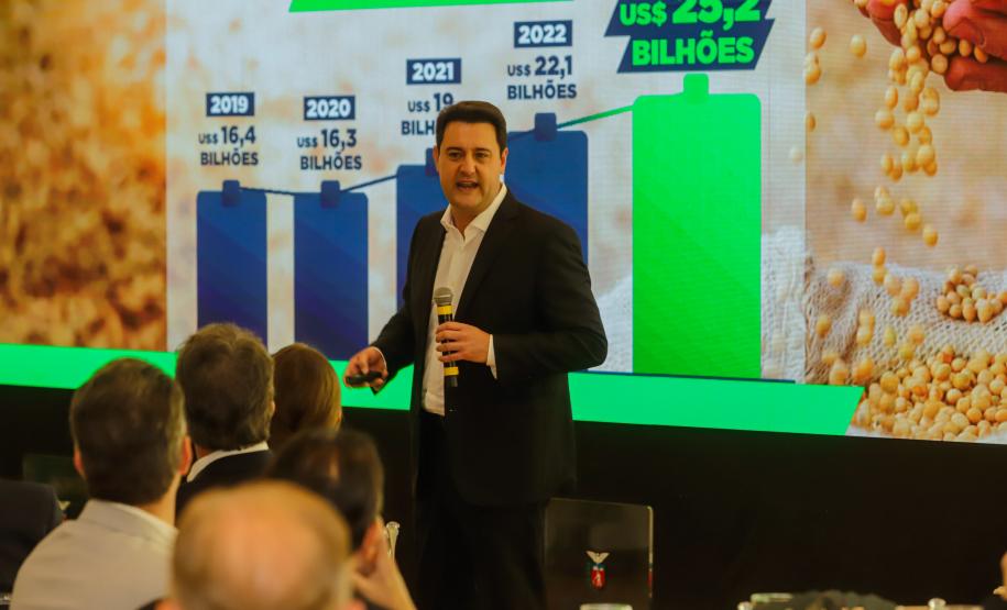 Governador mostra investimentos no Paraná a empresários: R$ 285 bi desde 2019