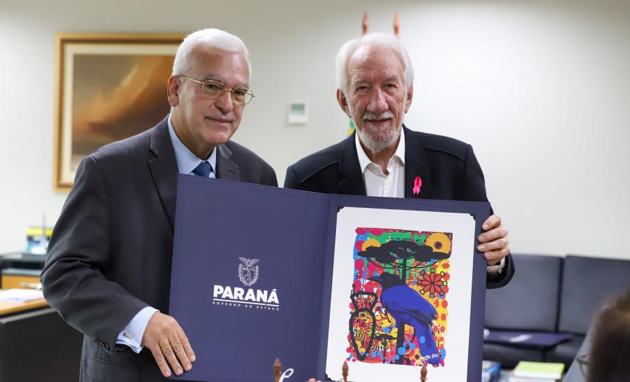 Missão do Paraná é tema de encontro entre vice-governador e embaixador do Chipre