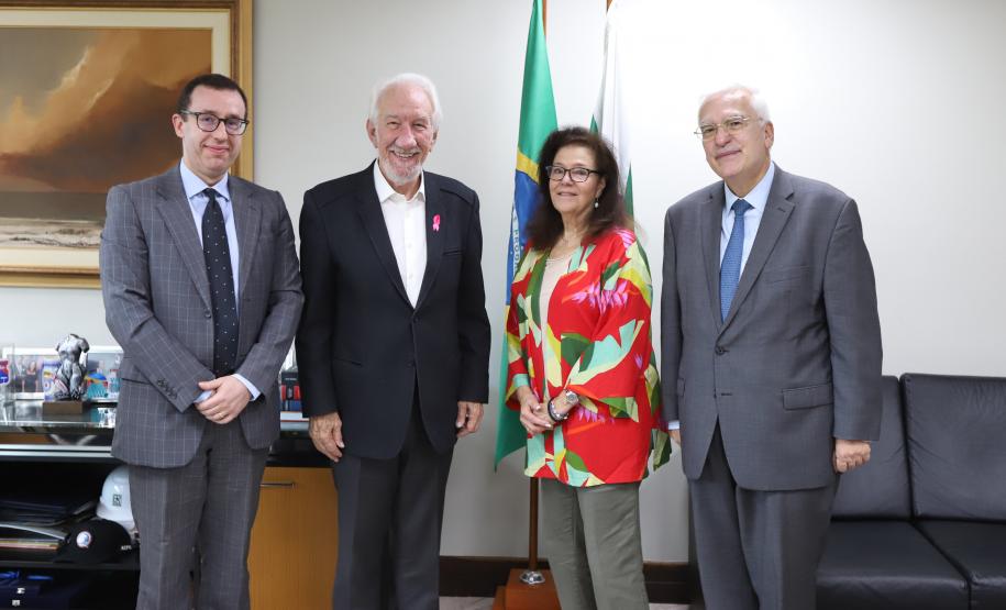 Missão do Paraná é tema de encontro entre vice-governador e embaixador do Chipre