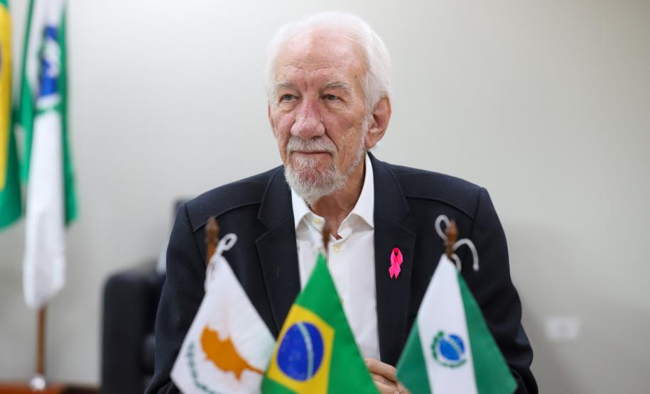 Missão do Paraná é tema de encontro entre vice-governador e embaixador do Chipre