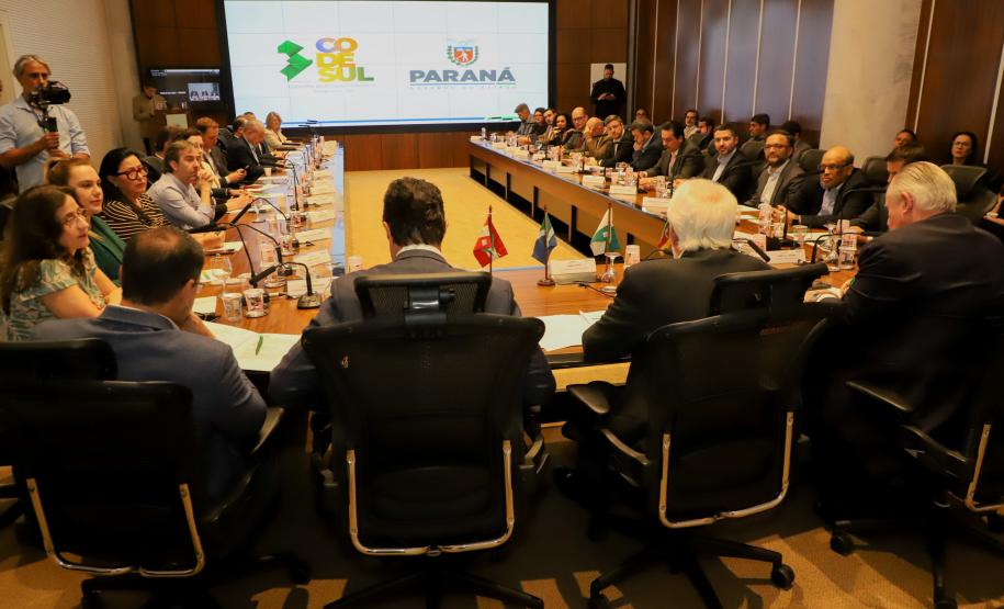 Em encontro técnico, quatro estados do Codesul discutem planejamento integrado