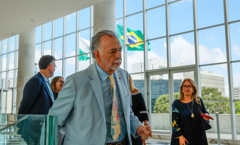 Com filme inspirado em Curitiba, Francis Ford Coppola é homenageado pelo Paraná