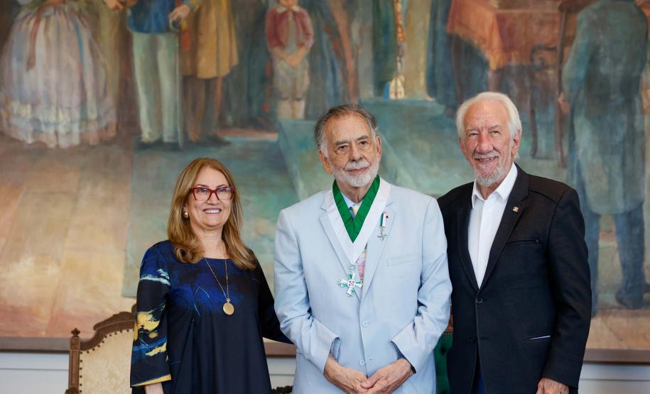 Com filme inspirado em Curitiba, Francis Ford Coppola é homenageado pelo Paraná