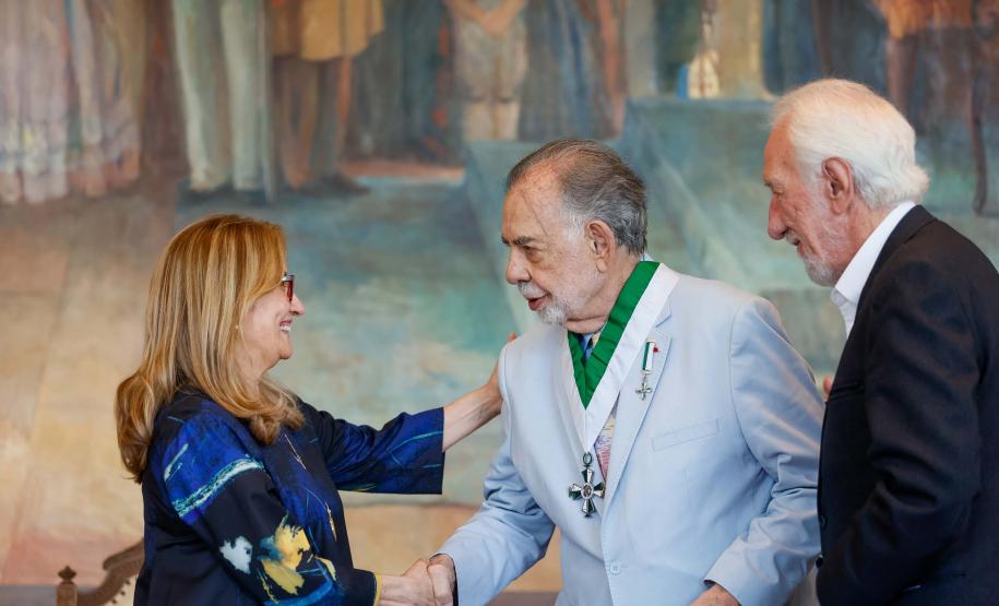 Com filme inspirado em Curitiba, Francis Ford Coppola é homenageado pelo Paraná