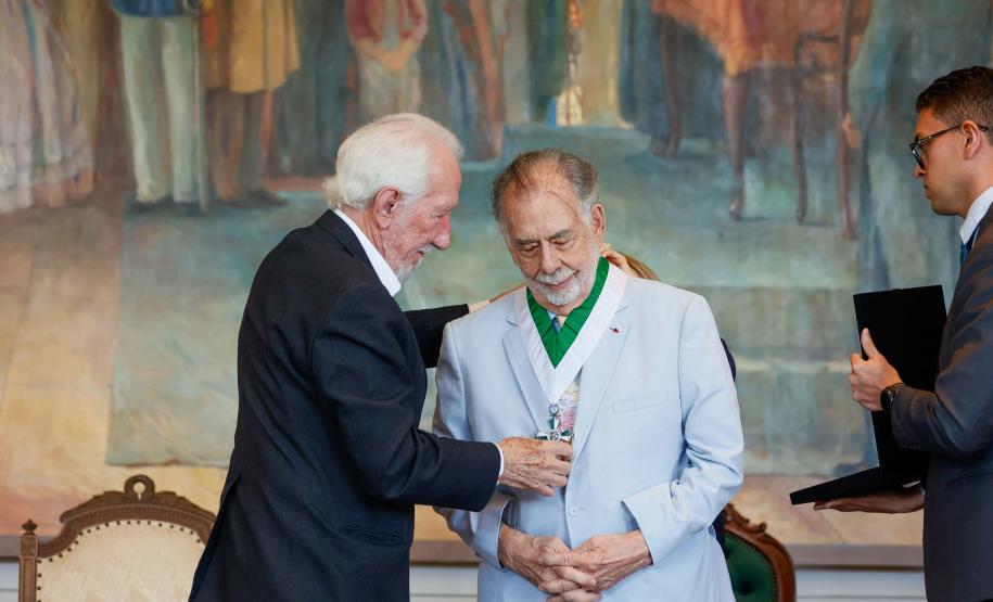 Com filme inspirado em Curitiba, Francis Ford Coppola é homenageado pelo Paraná