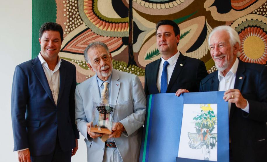 Com filme inspirado em Curitiba, Francis Ford Coppola é homenageado pelo Paraná
