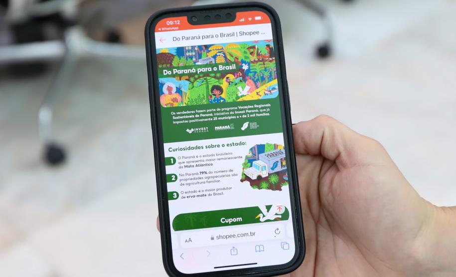 Aplicativo da Shopee vira vitrine de produtos de pequenos empreendedores do Paraná