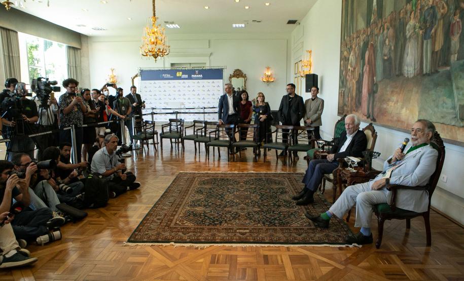 Governo do Estado apresenta a Coppola trabalho para incentivar produções cinematográficas