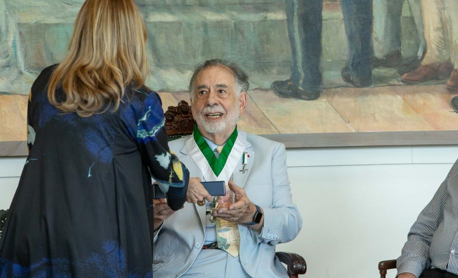 Governo do Estado apresenta a Coppola trabalho para incentivar produções cinematográficas