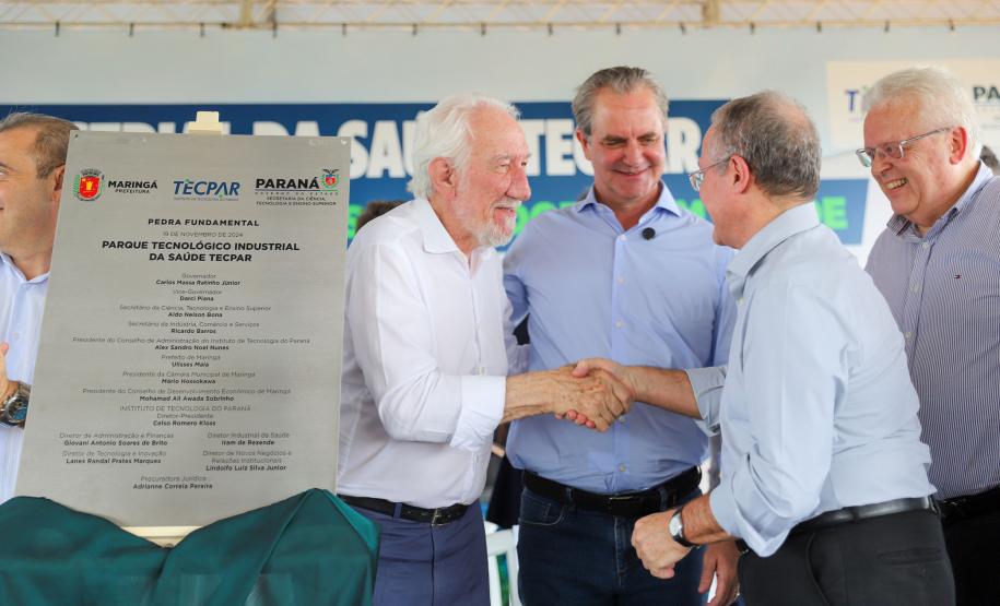 Começam as obras do Parque Tecnológico Industrial da Saúde do Tecpar em Maringá