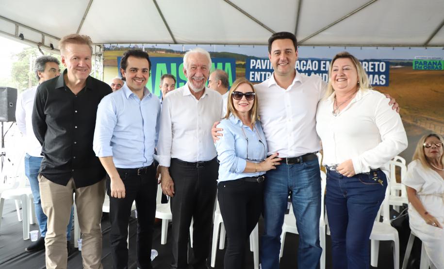 Ratinho Junior inaugura segundo trecho da PRC-280, entre Palmas e Clevelândia