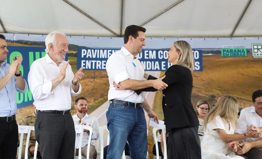 Ratinho Junior inaugura segundo trecho da PRC-280, entre Palmas e Clevelândia