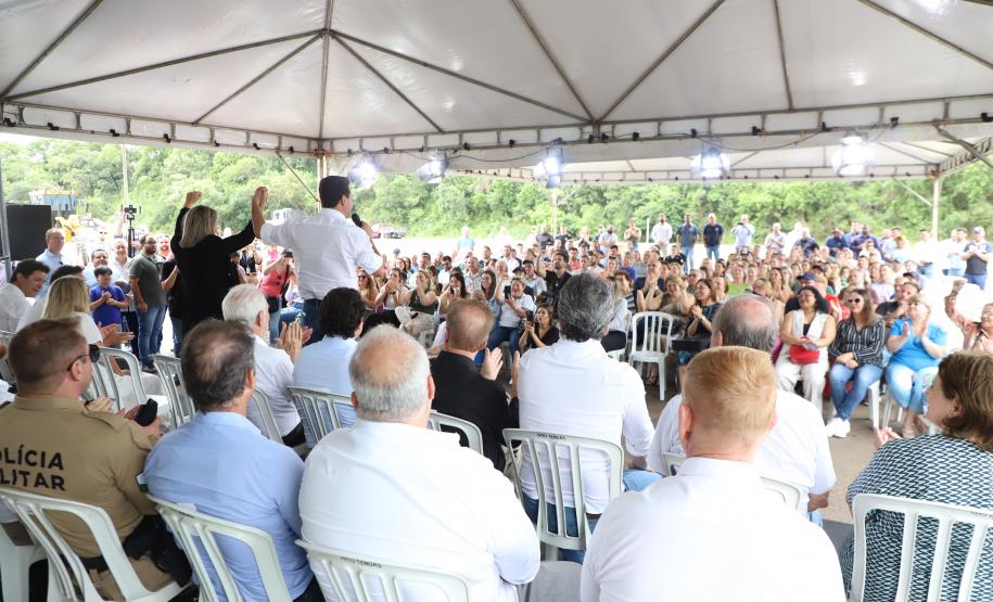 Ratinho Junior inaugura segundo trecho da PRC-280, entre Palmas e Clevelândia