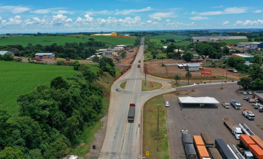 Ratinho Junior inaugura segundo trecho da PRC-280, entre Palmas e Clevelândia