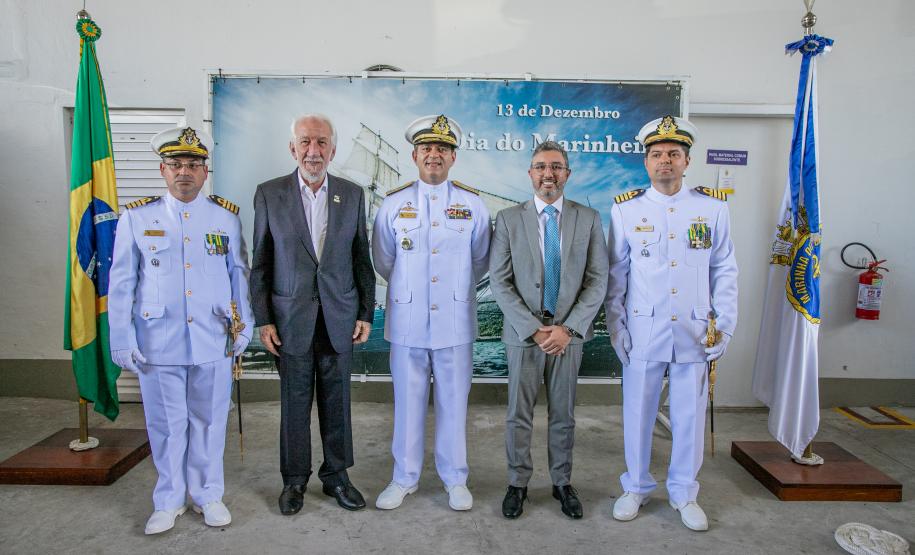 Na troca de comando da Capitania dos Portos, Piana reforça parceria do Estado e Marinha