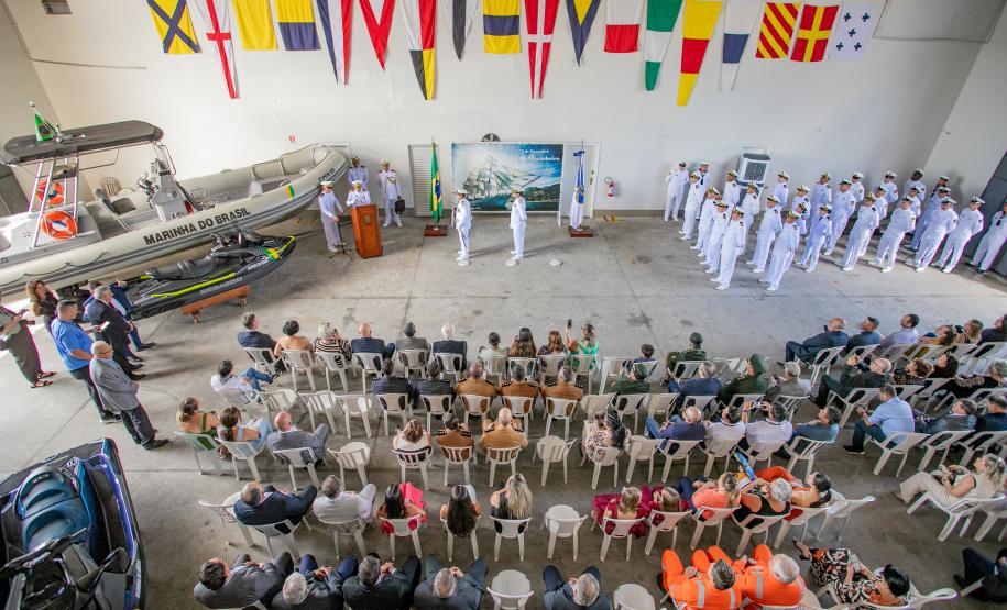 Na troca de comando da Capitania dos Portos, Piana reforça parceria do Estado e Marinha