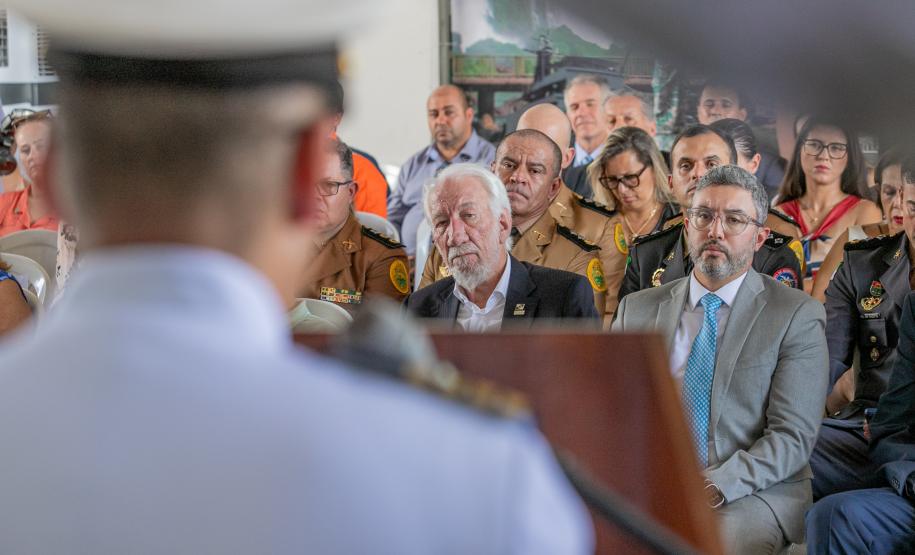 Na troca de comando da Capitania dos Portos, Piana reforça parceria do Estado e Marinha