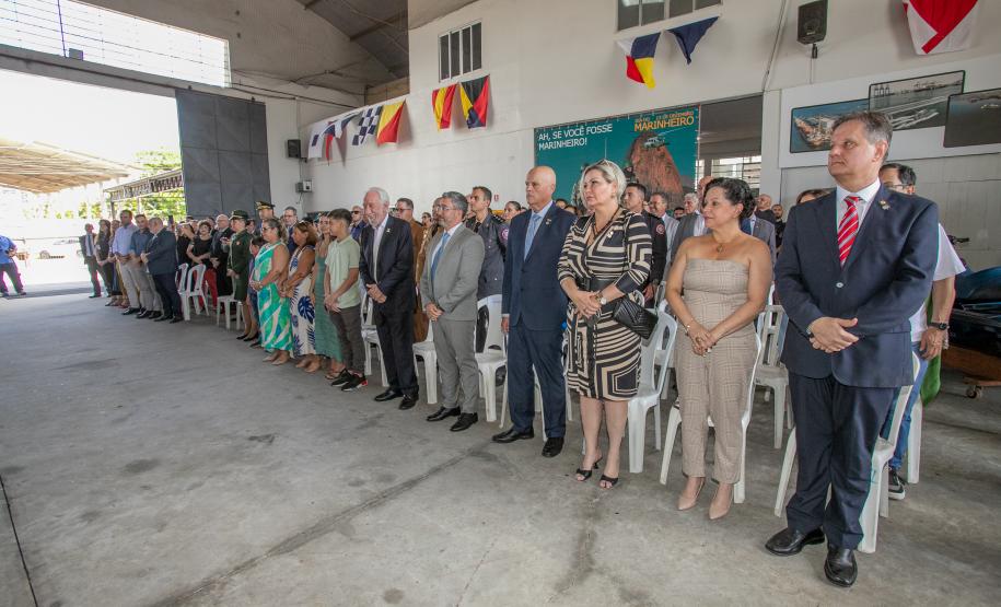 Na troca de comando da Capitania dos Portos, Piana reforça parceria do Estado e Marinha