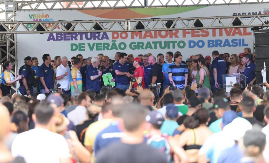 Com ampla programação e reforço do efetivo, Governo do Estado abre Verão Maior Paraná