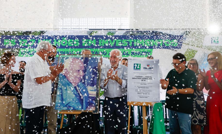 Investimento de R$ 12,7 milhões: Estado inaugura o Colégio Aníbal Khury em Guaratuba