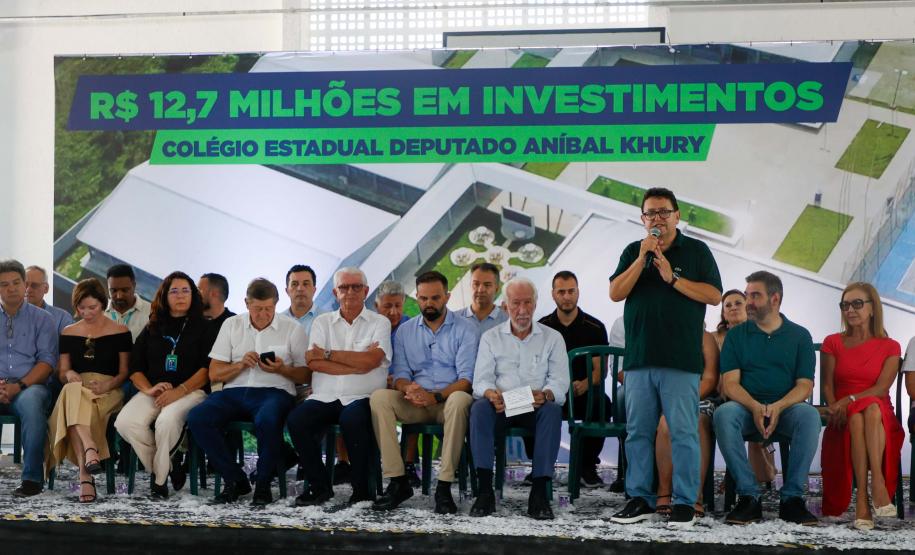 Investimento de R$ 12,7 milhões: Estado inaugura o Colégio Aníbal Khury em Guaratuba