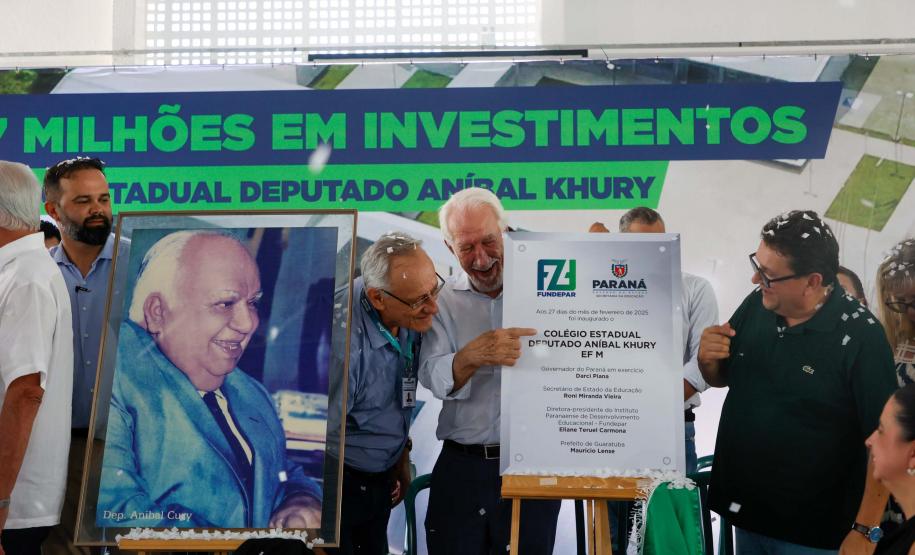 Investimento de R$ 12,7 milhões: Estado inaugura o Colégio Aníbal Khury em Guaratuba