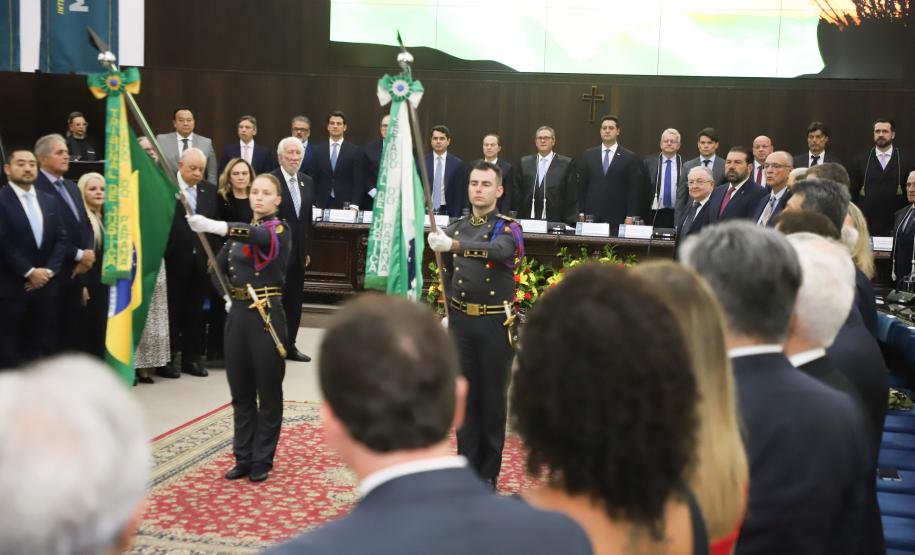 Governador participa da posse de Lidia Maejima, primeira mulher a presidir o TJPR