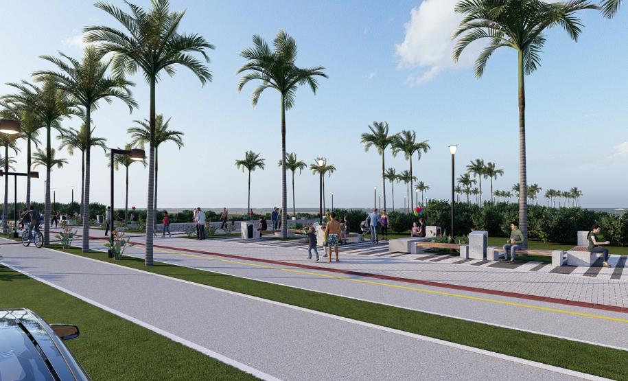 Ratinho Junior libera obras da 1ª fase de requalificação da orla de Pontal do Paraná